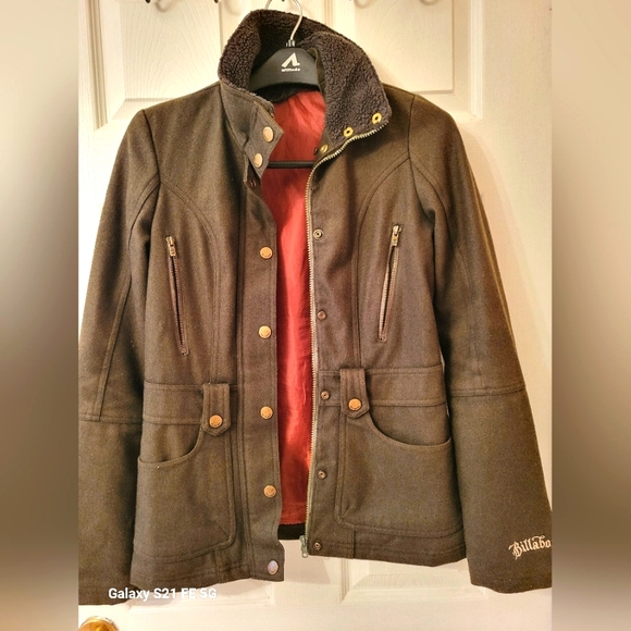 Billabong army green jacket - Picture 2 of 7